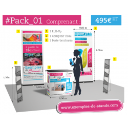 Pack en kit stand démontable pas cher 01