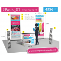 Pack en kit stand démontable pas cher 01