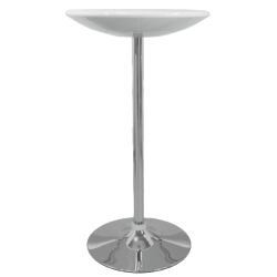 Mange debout table haute design laquée rond