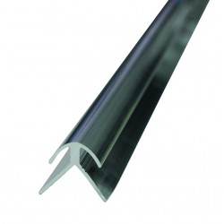 Profilé d'angle droit et arrondis en aluminium pour panneaux composite et dibond 3mm