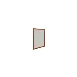 Ardoise murale avec face blanche cadre en bois moulure plate 72,5x52,5cm