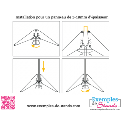 MachoirFix support pour panneau alu dibond pvc