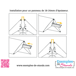 MachoirFix support pour panneau alu dibond pvc