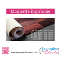 Moquette imprimée pour stand