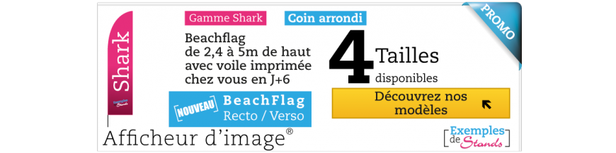 Fabricant Beach Flag pas cher Promo pour 2ex.